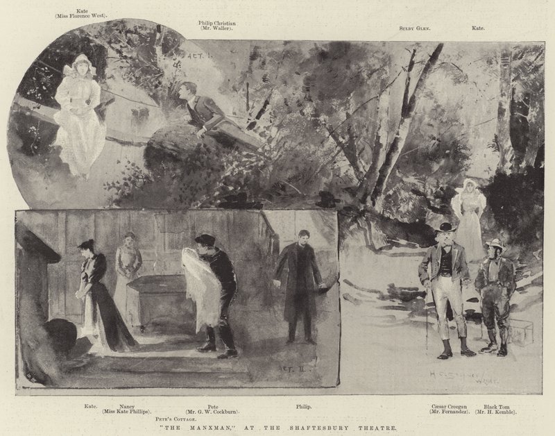 The Manxman, på Shaftesbury Theatre av Henry Charles Seppings Wright