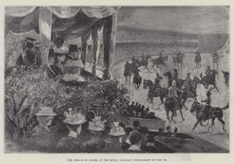 Prinsen av Wales på Royal Military Tournament 29. mai av Henry Charles Seppings Wright