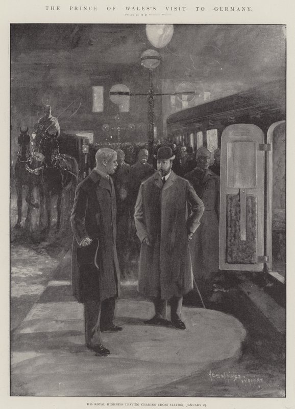 Prinsen av Wales besøk i Tyskland av Henry Charles Seppings Wright