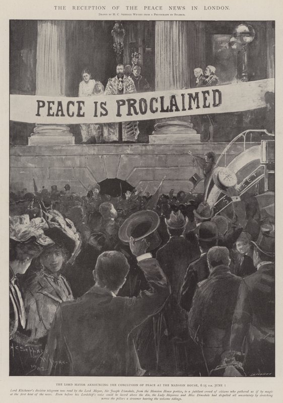 Mottakelsen av Peace News i London av Henry Charles Seppings Wright