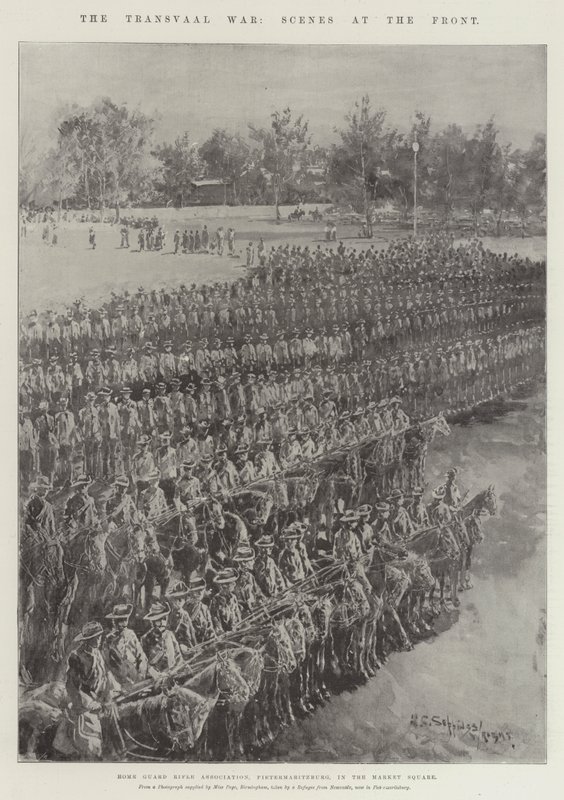 Transvaal-krigen, scener ved fronten av Henry Charles Seppings Wright