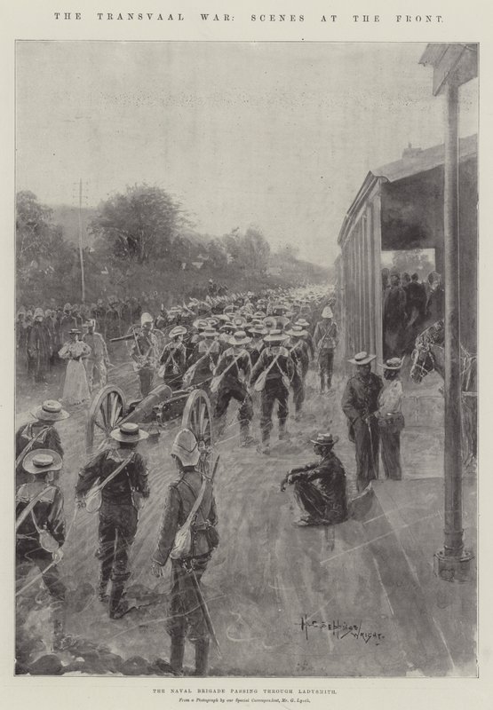 Transvaal-krigen, scener ved fronten av Henry Charles Seppings Wright