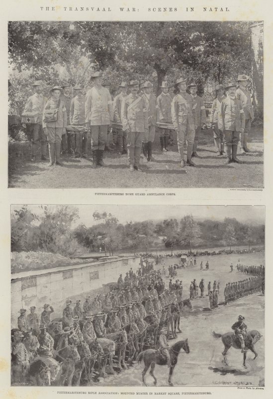 Transvaal-krigen, scener i Natal av Henry Charles Seppings Wright