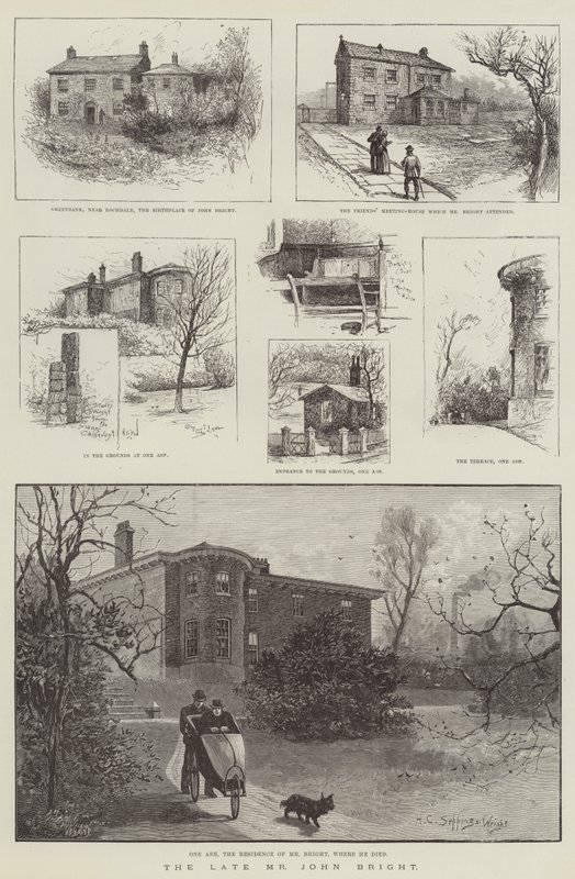Avdøde Mr John Bright av Henry Charles Seppings Wright