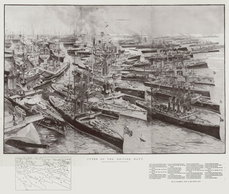 Typer av den britiske marinen av Henry Charles Seppings Wright