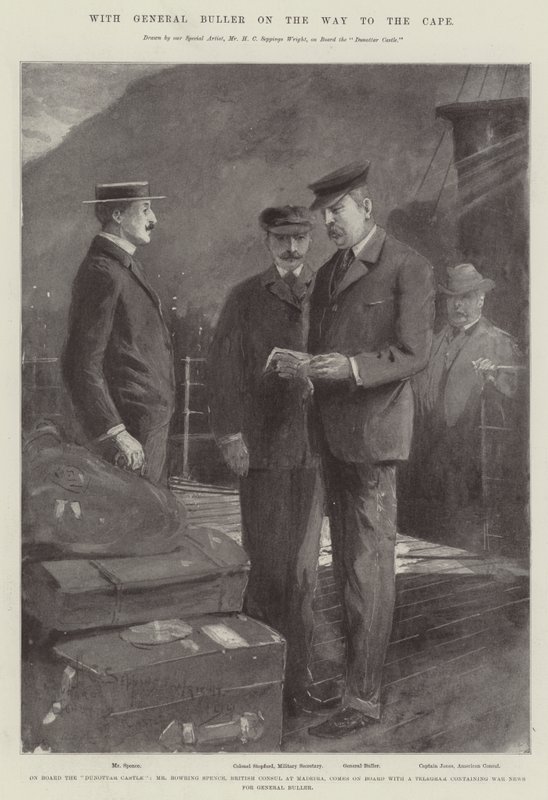 Med general Buller på vei til Kapp av Henry Charles Seppings Wright