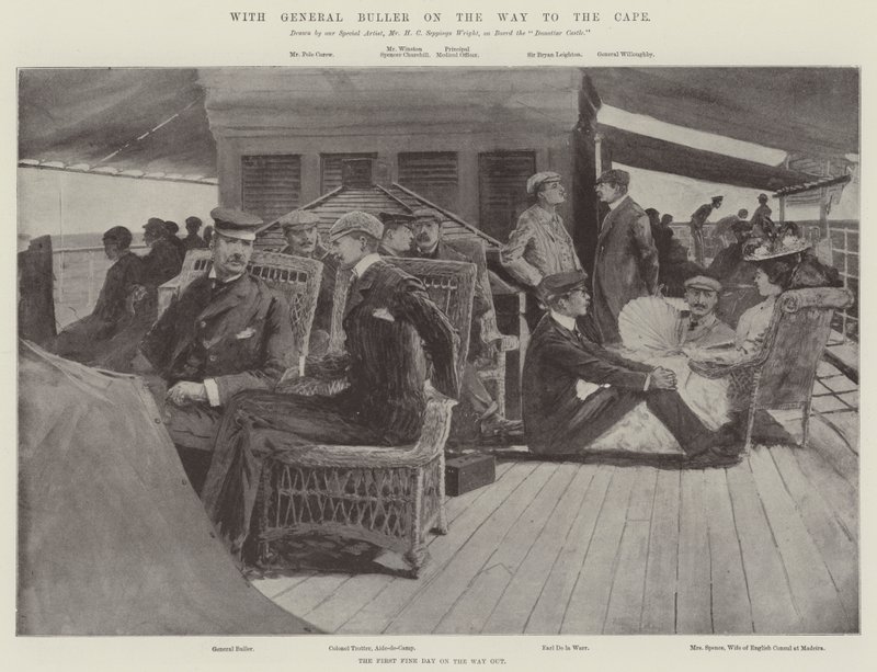 Med general Buller på vei til Kapp av Henry Charles Seppings Wright