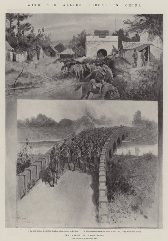 Med de allierte styrkene i Kina av Henry Charles Seppings Wright