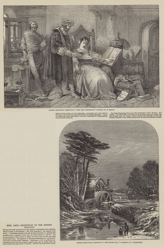 Fine Arts, utstilling av den britiske institusjonen av Henry Courtney Selous