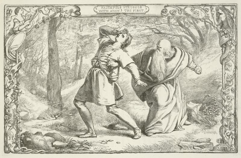 Illustrasjon for The Pilgrim's Progress av John Bunyan av Henry Courtney Selous