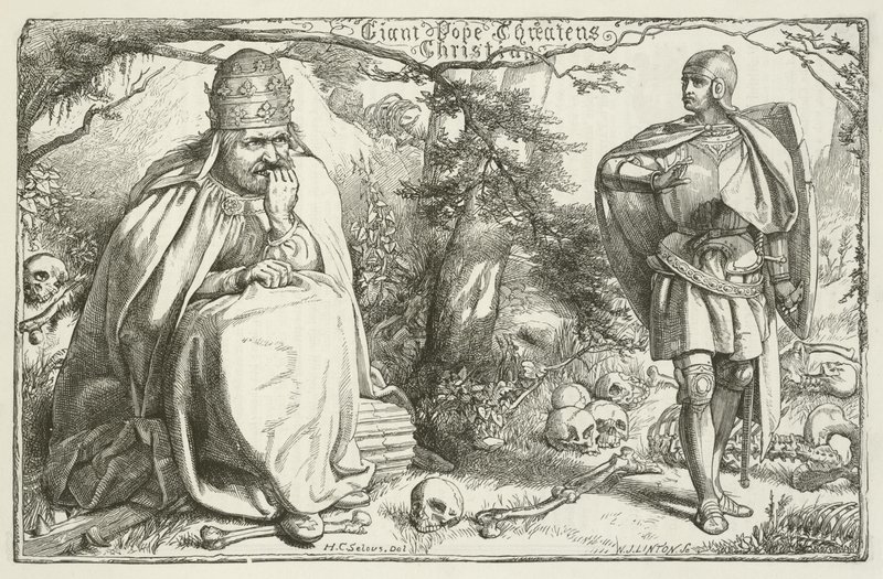 Illustrasjon for The Pilgrim's Progress av John Bunyan av Henry Courtney Selous