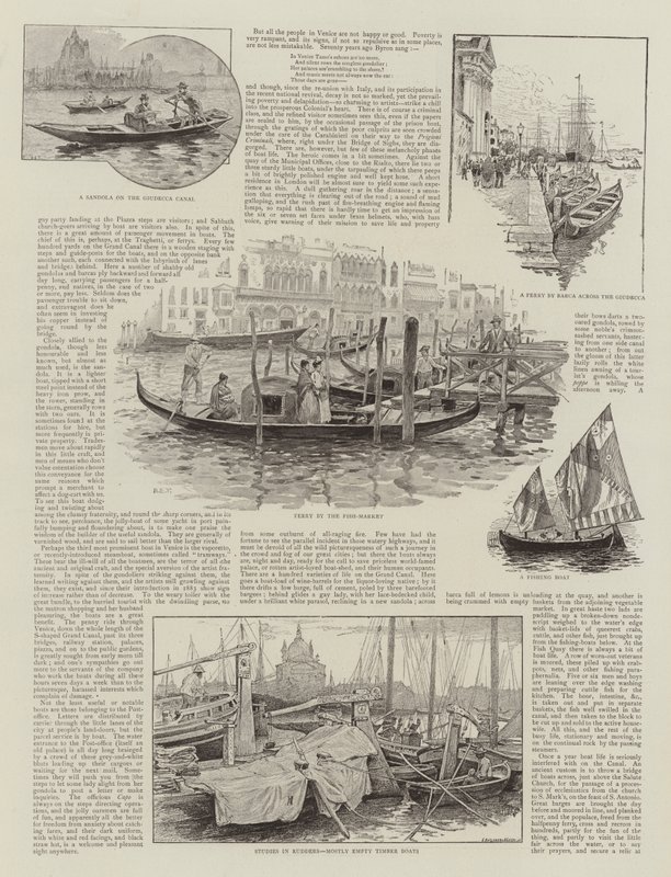 Venezias båter av Henry Edward Tidmarsh