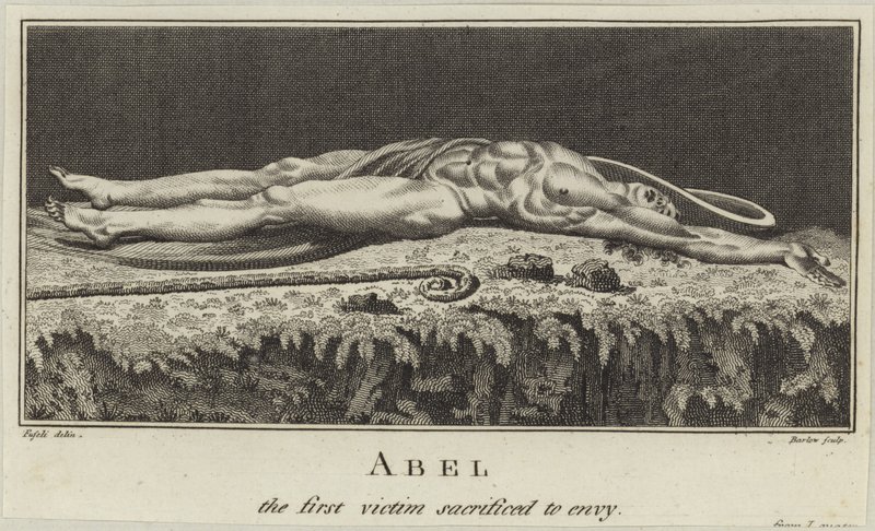 Abel, det første offeret som ble ofret til misunnelse av Johann Heinrich Füssli