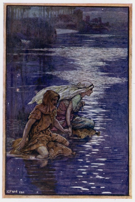 Krysser elven av Henry Justice Ford