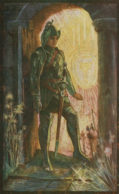 Lancelot ved kapellet av Henry Justice Ford