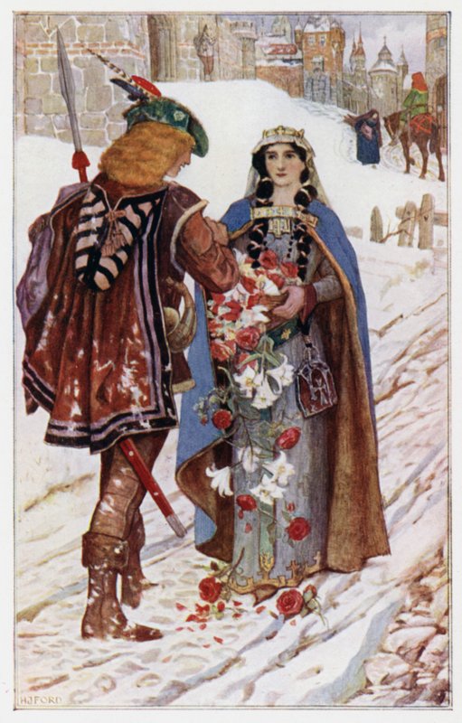 Mirakelet med roser og liljer av Henry Justice Ford