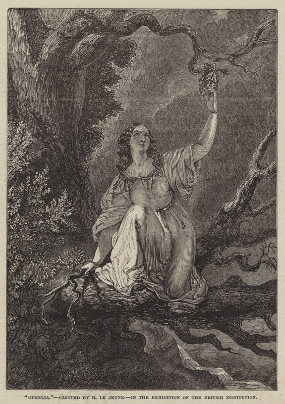 Ophelia av Henry Le Jeune