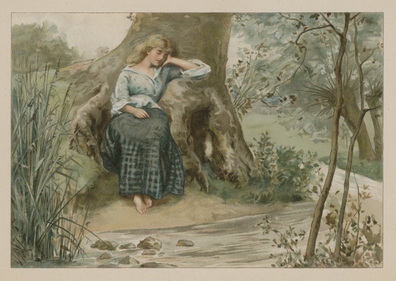 Afton Water (chromolitho) av Henry Marriott Paget