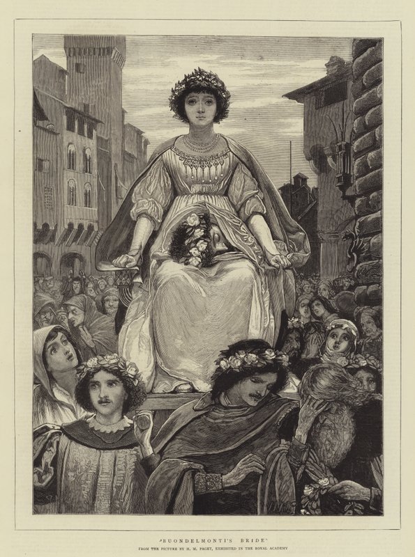 Buondelmontis brud av Henry Marriott Paget