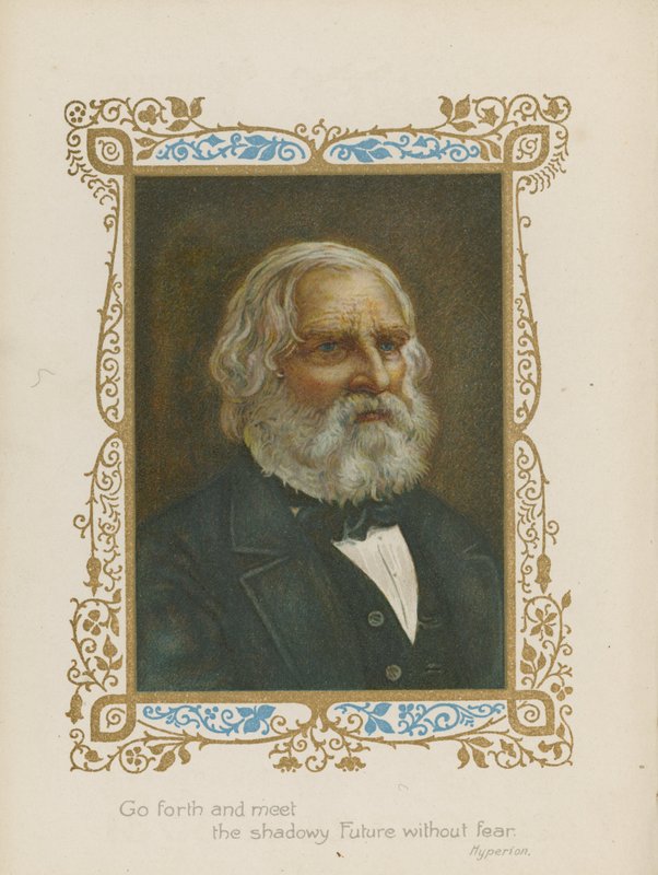 Gå ut og møt den skyggefulle fremtiden uten frykt (chromolitho) av Henry Marriott Paget