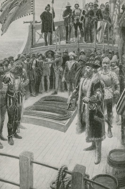 Magellan slår ned mytteriet av Henry Marriott Paget