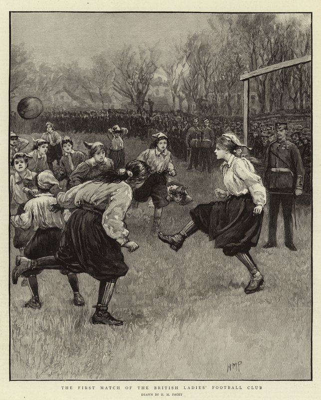 Den første kampen til British Ladies
