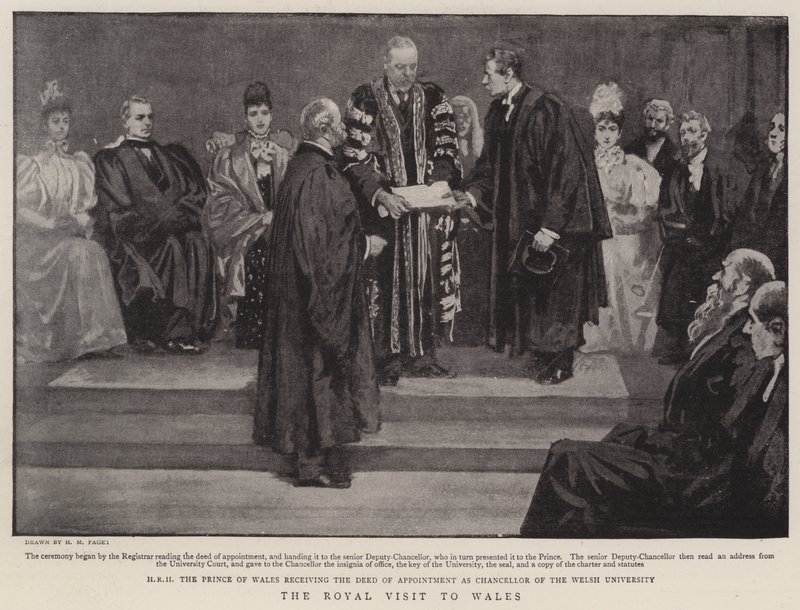 Det kongelige besøket i Wales av Henry Marriott Paget
