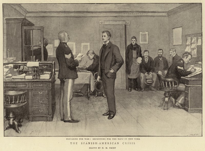 Den spansk-amerikanske krisen av Henry Marriott Paget
