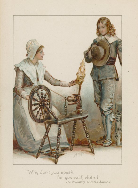 Hvorfor snakker du ikke for deg selv, John (chromolitho) av Henry Marriott Paget