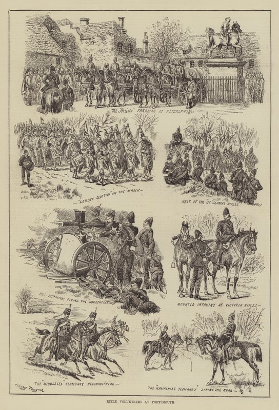 Rifle frivillige i Portsmouth av Henry Payne