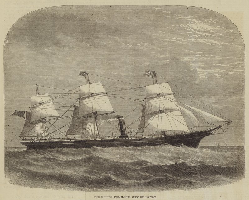 The Missing Steam-Ship City of Boston av Henry Spernon Tozer