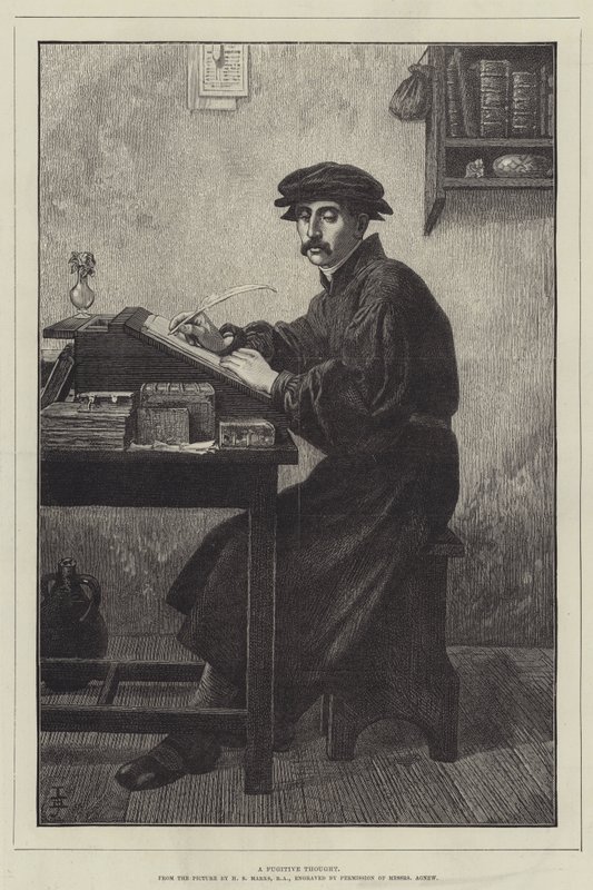 En flyktende tanke av Henry Stacey Marks