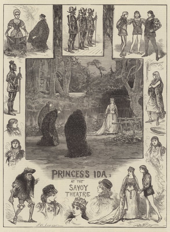 Prinsesse Ida på Savoy Theatre av Henry Stephen Ludlow