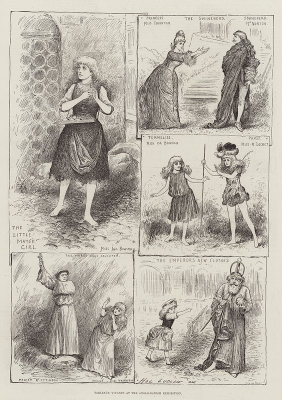 Tableaux Vivants på den anglo-danske utstillingen av Henry Stephen Ludlow
