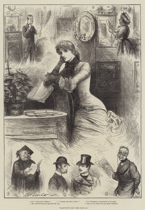 Valentinsdag av Henry Stephen Ludlow
