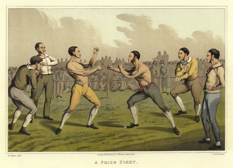 En premiekamp (chromolitho) av Henry Thomas Alken