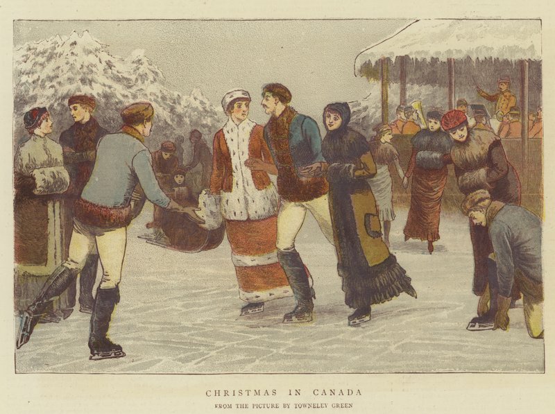Jul i Canada (chromolitho) av Henry Towneley Green