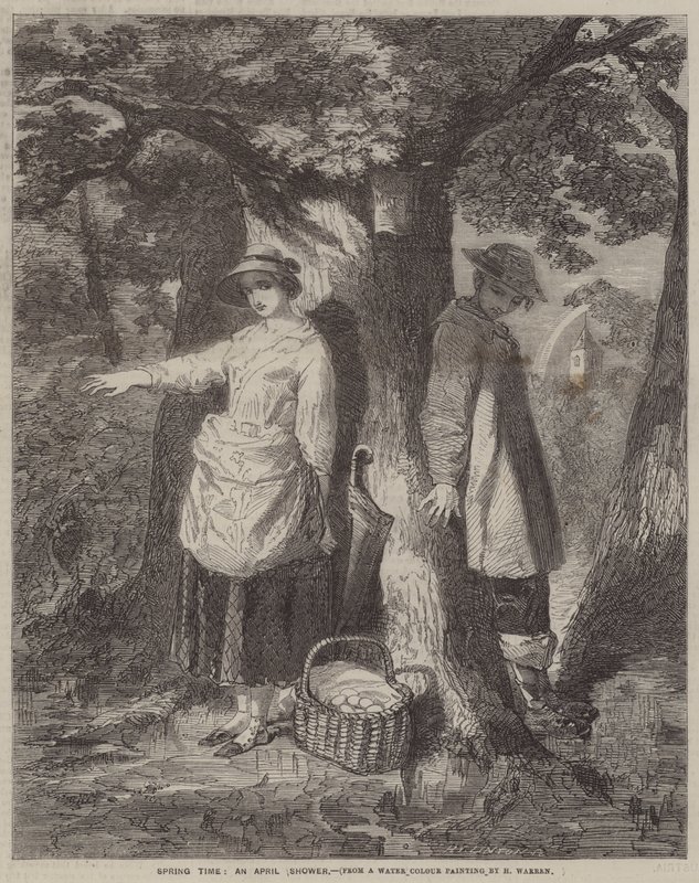 Vårtid, en aprildusj av Henry Warren