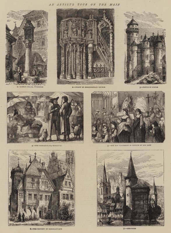 En artisttur på hovedgaten av Henry William Brewer