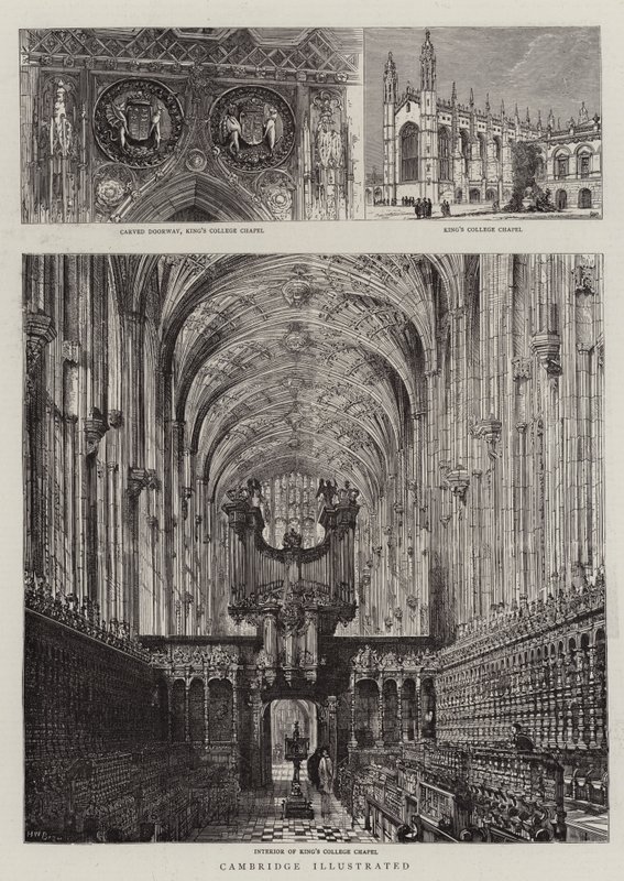 Cambridge illustrert av Henry William Brewer