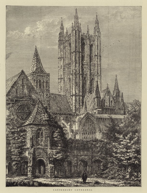 Canterbury katedral av Henry William Brewer