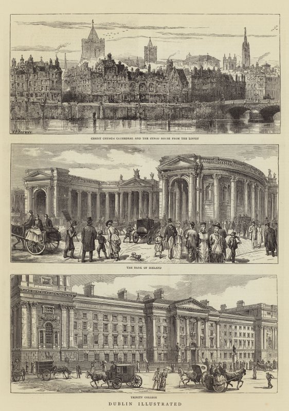 Dublin illustrert av Henry William Brewer