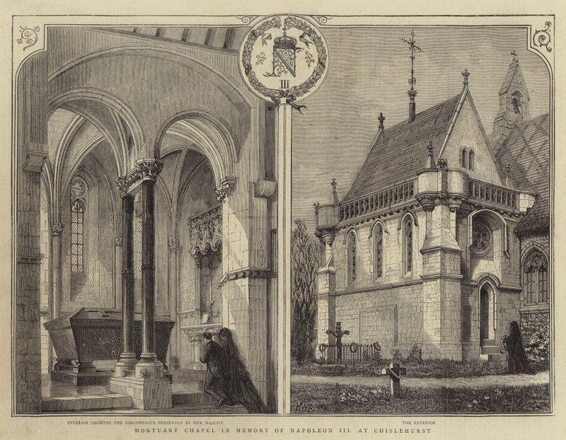 Mortuary Chapel til minne om Napoleon III i Chislehurst av Henry William Brewer