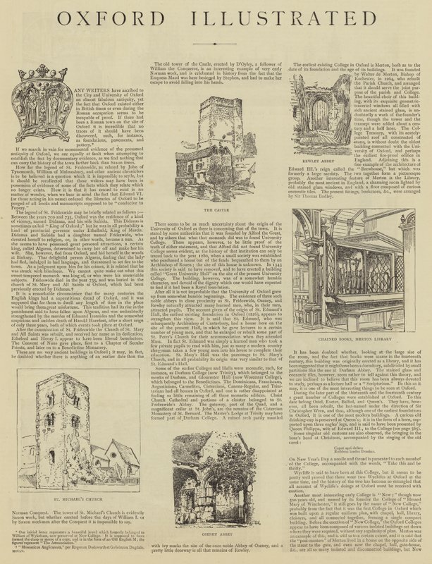 Oxford illustrert av Henry William Brewer
