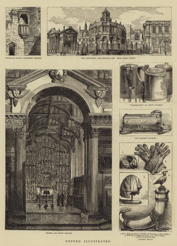 Oxford illustrert av Henry William Brewer