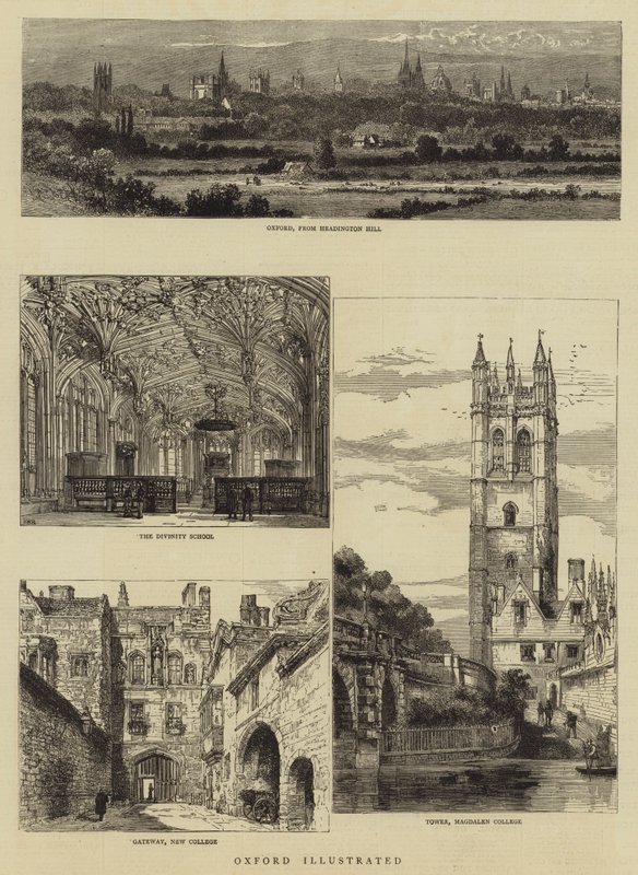 Oxford illustrert av Henry William Brewer