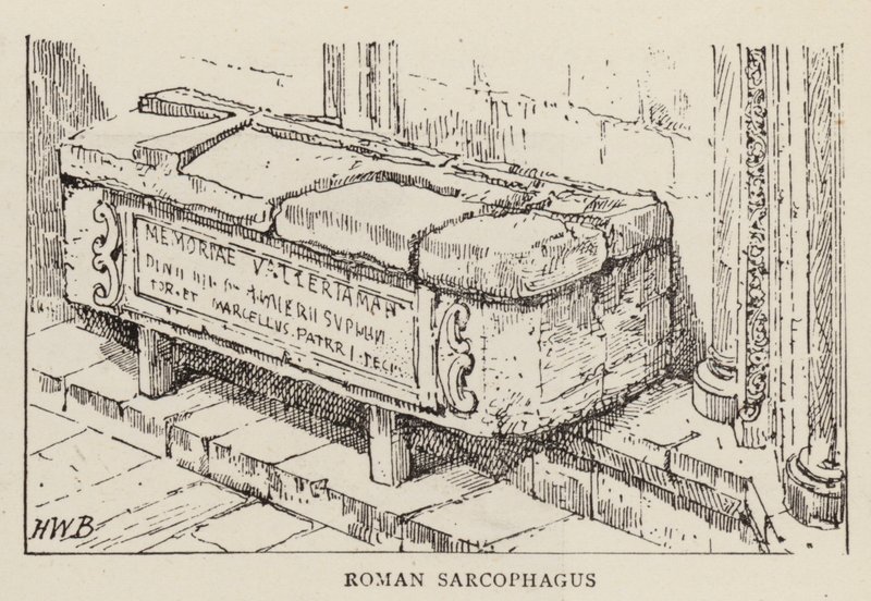 romersk sarkofag av Henry William Brewer