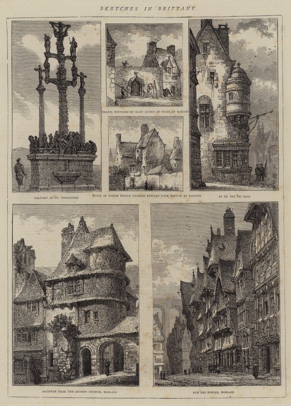 Skisser i Bretagne av Henry William Brewer