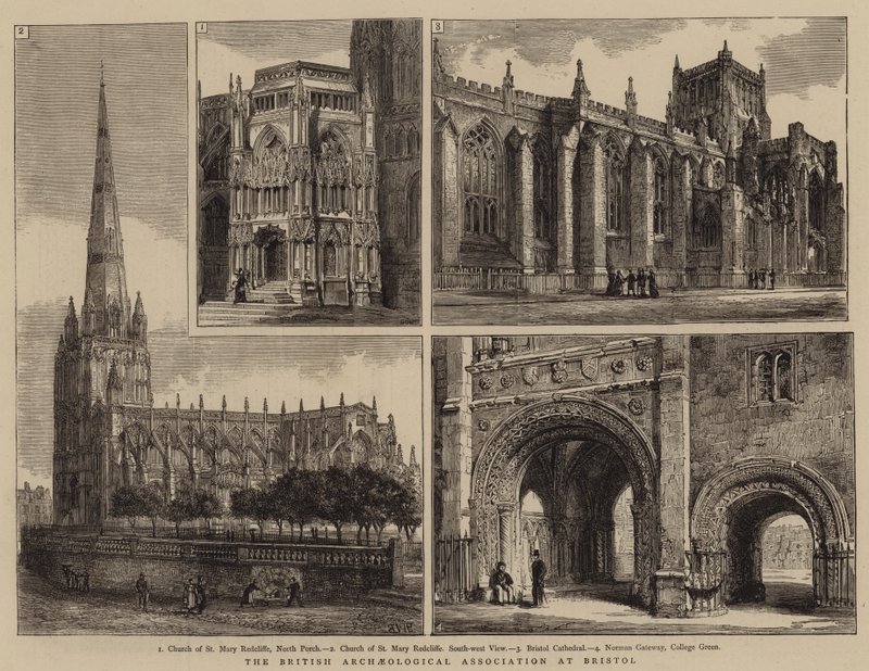 British Archaeological Association i Bristol av Henry William Brewer