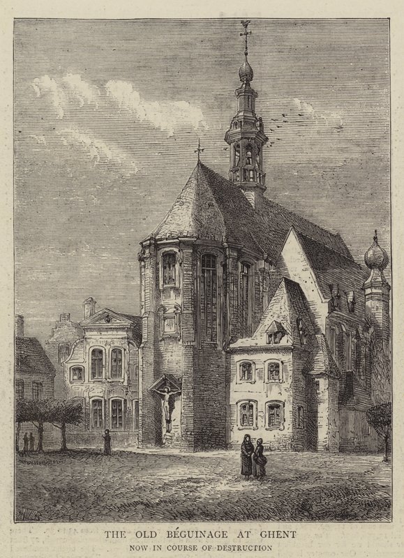 Den gamle Beguinage i Gent av Henry William Brewer